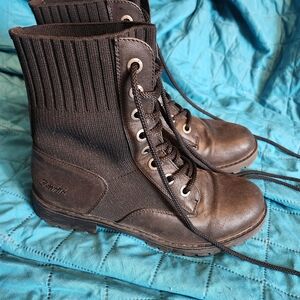 Blowfish Dark  Brown Combat Boots